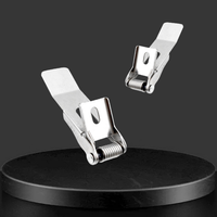 Clip de fixation à ressort en fil d'acier nickelé de 50 mm pour anneau de lampe PC MR16, capacité de charge de 44 lb, pour utilisation en plafond et en downlight