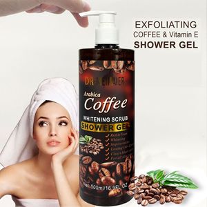 Gel de Ducha Exfoliante de Café 500ml, Gel de Baño Hidratante con <span class=keywords><strong>Espuma</strong></span>, Exfoliante, Limpieza Profunda, Suaviza la Piel, Jabón Corporal para Ducha Diaria - Product Image 4