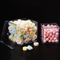Boîte à bonbons en plastique PS haute transparente, 10 pièces, boîte d'emballage de gâteau Mousse