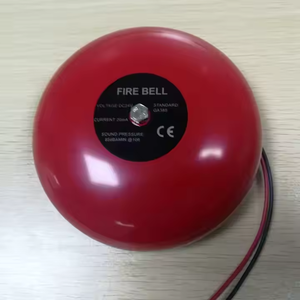 Sirène d'alarme <span class=keywords><strong>incendie</strong></span> intérieure de haute qualité de 6 pouces, résistante aux intempéries, 12 V 24 V, électrique, rouge, équipement de lutte contre l'<span class=keywords><strong>incendie</strong></span>, accessoires - Product Image 5