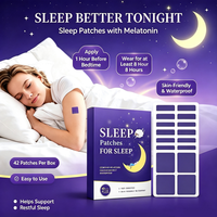 Patchs de sommeil personnalisés avec logo, 42 unités, vente en gros d'usine, patchs transdermiques pour le bien-être et une bonne respiration