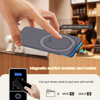 Étui pour carte de crédit NFC compatible avec Apple Wallet MagSafe, design MagSafe, 3 tailles, sans fermeture