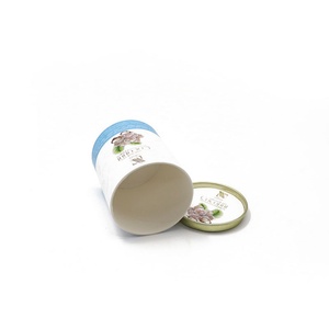 Tube en papier personnalisé de haute qualité, écologique et luxueux, pour emballages de crèmes glacées, bonbons et aliments, avec couvercle en étain - Product Image 6