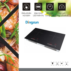 Estufa de inducción de 2 quemadores de mesa 220-240V estufa eléctrica de diseño portátil 5000W Cocina de Inducción pantalla Digital OEM Touchpad 5200 - Product Image 2