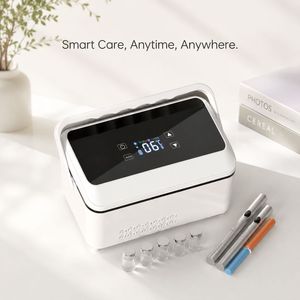 Borsa Termica Portatile per Insulina con Indicatore di Temperatura, Spegnimento Automatico, USB, Frigorifero per Medicinali TSA, Contenitore in Metallo per Peptidi, Smart - Product Image 4