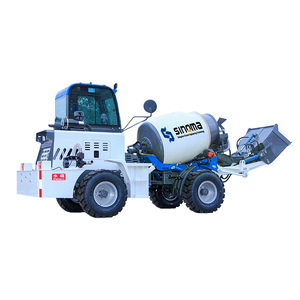 Venta directa de fábrica Diseño listo para autocarga multifuncional de camión mezclador de concreto de carga automática de rueda portátil - Product Image 4