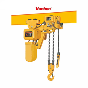VANBON 1.5t Electric Chain <span class=keywords><strong>Hoist</strong></span> Motorized <span class=keywords><strong>Trolley</strong></span> untuk Hotel Baru 11 Tahun Pengalaman Pabrik Baja Paduan Aluminium Logam - Product Image 1