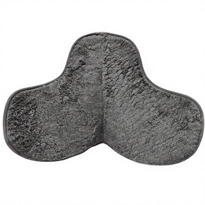 Selle d'équitation anglaise légère et durable de style Freemax gris, siège rembourré synthétique doux, confortable pour l'endurance équestre - Product Image 6