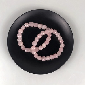 De alta calidad de cuarzo rosa natural, la piedra pulsera - Product Image 2