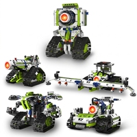 Nuevo Robot Programable con Control Remoto STEM para Cinegrafistas, Tanque 5 en 1 de Plástico ABS, Juguete Modelo con Certificación CPC, Rompecabezas de Ensamblaje Creativo