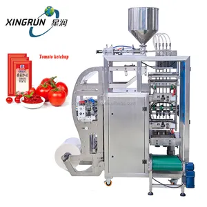 Automatische Multi Lane 4 Side Afdichtingen Verpakking Saus Honing Verpakkingsmachine 4 Lane Ketchup Verpakkingsmachine