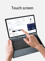 Portátil 2 en 1 de 10.1 Pulgadas, Intel I3-1215U, Pantalla Táctil, WiFi 6, Face ID, Carga Rápida, Tablet PC Portátil para Oficina
