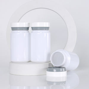 Frosted White PET Plastic <b>Bottle</b> 100ml 120ml 150ml 170ml 200ml 250ml Pill Vitamin Container with Custom Cap Factory Price - Product Image 3