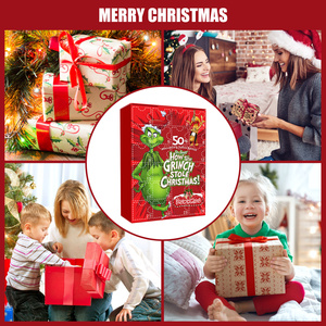 GreenSulley <span class=keywords><strong>Grinch</strong></span> Serie 24 Caja Sorpresa de Juguetes Navideños de Resina con <span class=keywords><strong>Personajes</strong></span> de Frozen para Niños, Regalo de Navidad - Product Image 4