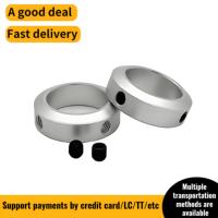 2011 Aluminium M3/M4/M5/M8/M10 Forged Clamp Style One-Piece Shaft Collar Retaining Ring Silver Oxide Finish Metric DIN Standard