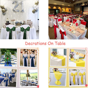 <span class=keywords><strong>Chemin</strong></span> de <span class=keywords><strong>table</strong></span> en satin rouge 12x72 pouces pour embellir votre fête Décoration de <span class=keywords><strong>table</strong></span> à domicile <span class=keywords><strong>Joyeux</strong></span> <span class=keywords><strong>anniversaire</strong></span> Mariage - Product Image 6