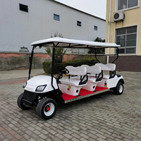 Contrôleur de voiturette de golf électrique classique 4 places, batterie lithium 120Ah 48V, télécommande, 30 km/h