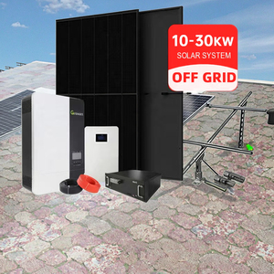 10kw 20kW 30kW Polycrystalline <b>Solar</b> Panels With Battery and Hybrid <b>Solar</b> Energy Storage System <b>Kit</b> for Home Use - Product Image 2