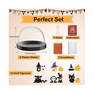 DIY <strong>Snow</strong> <strong>Globe</strong> Kit- 6 Pcs Craft Kit , Make Your Own <strong>Snow</strong> <strong>Globes</strong> Kit for Kids - Product Image 2