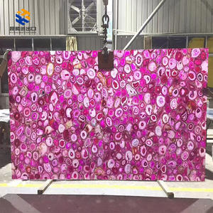 KT 스톤 반투명 고급 독특한 천연 마노석 백라이트 샤워벽 현대적 디자인 거실 및 주방 5년 보증 - Product Image 6