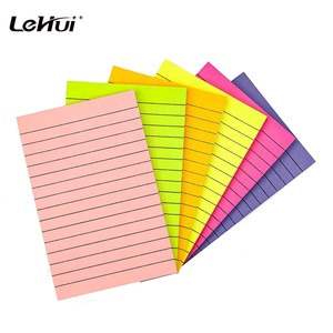 Lehuipp Office School Supply Extraíble Self Sticky 50 Sheet 4 "X 6" Sticky Notes Colorful Post Memos - Product Image 1