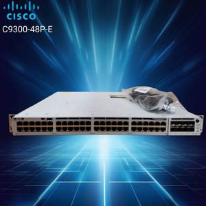 Nouveau commutateur PoE+ Cisco C9300-48P-E série 48 ports avec 4 ports SFP Gigabit Uplink, point d'accès Cisco Catalyst C9300-48P-E - Product Image 1
