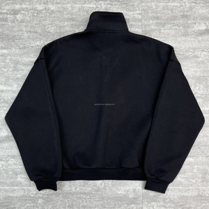 เสื้อฮู้ดซิปผู้ชายไซส์ใหญ่ ผ้าเฟรนช์เทอร์รี่ 100% คอตตอน หนานุ่ม ระบายอากาศได้ดี สไตล์สตรีทแวร์ ซิป ¼ ตัว  แบบสั่งทำพิเศษ - Product Image 2