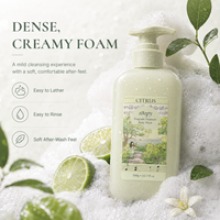 Gel de Ducha OEM ODM 360g con Aminoácidos, Fragancia Duradera de 48h, Cítricos Verdes, Limpieza Profunda, Hidratante, 3 en 1: Lava, Desmaquilla y Nutre