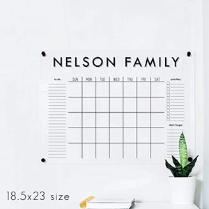 Lịch Acrylic Lớn, Lịch Acrylic Hàng Tháng Xóa Khô, Lịch Treo Tường Xóa Khô - Product Image 3