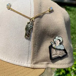 Grosir membeli dari Cina barang yang cepat Era baru pin topi Enamel Meksiko bisbol pin