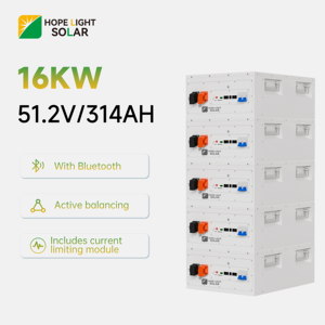 Solución de Almacenamiento de Energía Doméstica de 51.2V 314ah 16kwh, Batería Apilable de 16kwh con Equilibrio Activo - Product Image 1