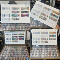 ZRKGEL 2026 Kit de poudre chromée effet clair de lune tendance, pigment pour ongles effet miroir aurore pour nail art, poudre à ongles scintillante en gros