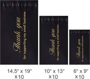 Sac de livraison par courrier biodégradable avec personnalisation de logo, grand sac de livraison par courrier pour l'emballage de produits - Product Image 5