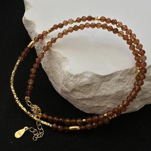 Collar de Plata de Ley S925, Estilo Simple y Básico, Diseño de Nicho, Moda Ligera y Lujosa, Collar Personalizado, Oro al por Mayor - Product Image 1