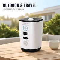 Machine d'inhalation d'hydrogène de haute pureté 99,999 %, 300 ml/min, SPE PEM, fonctionnement à une touche, générateur d'inhalation d'H2