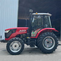 Ventes directes d'usine 120HP 4WD roue tracteur agricole avec Lutong Services fiables et bon prix