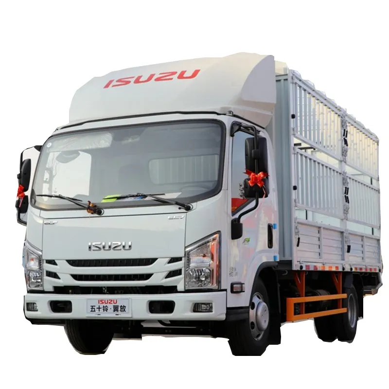 Camion de cargaison d'occasion de marque 4x2 ISUZU 116HP à bon prix Camion de camion diesel de 85kW de l'usine