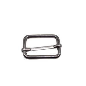 Hebilla deslizante de alambre metálico con tres posiciones ajustables para bolsos y carteras, accesorio de hardware duradero - Product Image 1
