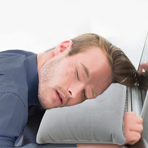 Oreiller gonflable en TPU personnalisé, rectangulaire, portable, pour le camping, soutien du cou, chaise pliante, utilisation en extérieur - Product Image 4