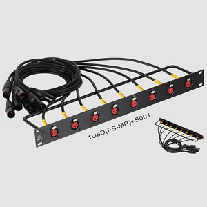 1 Meter 2*1.5m㎡ 8 Ways Audio Video Equipment XLR Male Female 3 Pin Audio <strong>Microphone</strong> <strong>Cable</strong> Signal Connector - Product Image 4