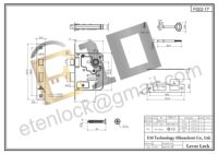 3 Inch Sabs 2 ou Promotionnel Oem Golden Supplier 2 3 Levier Sash Serrure de porte à mortaise Serrures à 3 leviers Portes Chambres à coucher