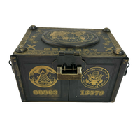Metal Craft Collectibles China Old Fashion Ornament Good Fortune Imperial Golden Gun Imperial Set