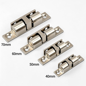 Loquets de porte en alliage de zinc pour portes d'armoires, quincaillerie de meubles modernes, loquet d'armoire durable - Product Image 2