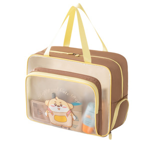 Wet And Dry Separation Storage Bag Large Capacity Waterproof Travel Toiletry Bag With Divided Compartments For Trip - Product Image 5