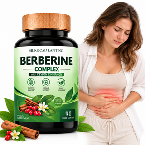 Suplemento Dietético de Complejo de Berberina con Canela de Ceilán, 90 Cápsulas Vegetales, Apoyo Diario para la Digestión, el Sistema Inmunológico y el Bienestar - Product Image 1
