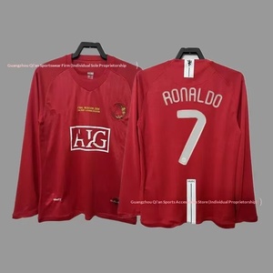 เสื้อฟุตบอลแขนยาวสไตล์เรโทร ยูนิเซ็กซ์ ผลิตจากโพลีเอสเตอร์ผสมใยสังเคราะห์ สำหรับฝรั่งเศส โปรตุเกส เชลซี อังกฤษ - Product Image 4