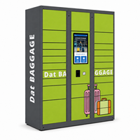 Casier à bagages extérieur intelligent avec paiement par code QR, armoire de rangement, casier à bagages en libre-service pour aéroport