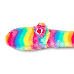 ตุ๊กตางูสีรุ้งของเล่นสุนัขยัดนุ่นของเล่นสุนัขยืดหยุ่นและน่ากอด - Product Image 3