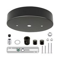 Kit d'éclairage de plafond en laiton antique personnalisé auvent couvercle de plaque de plafond pièces usinées CNC