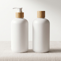 Emballage cosmétique rond personnalisé en impression 3D UV, 500 ml, 40 g, pulvérisateur, bouchon en aluminium, bouteille de lotion en plastique PET écologique